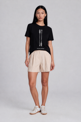 axis tee, on model, front — world order