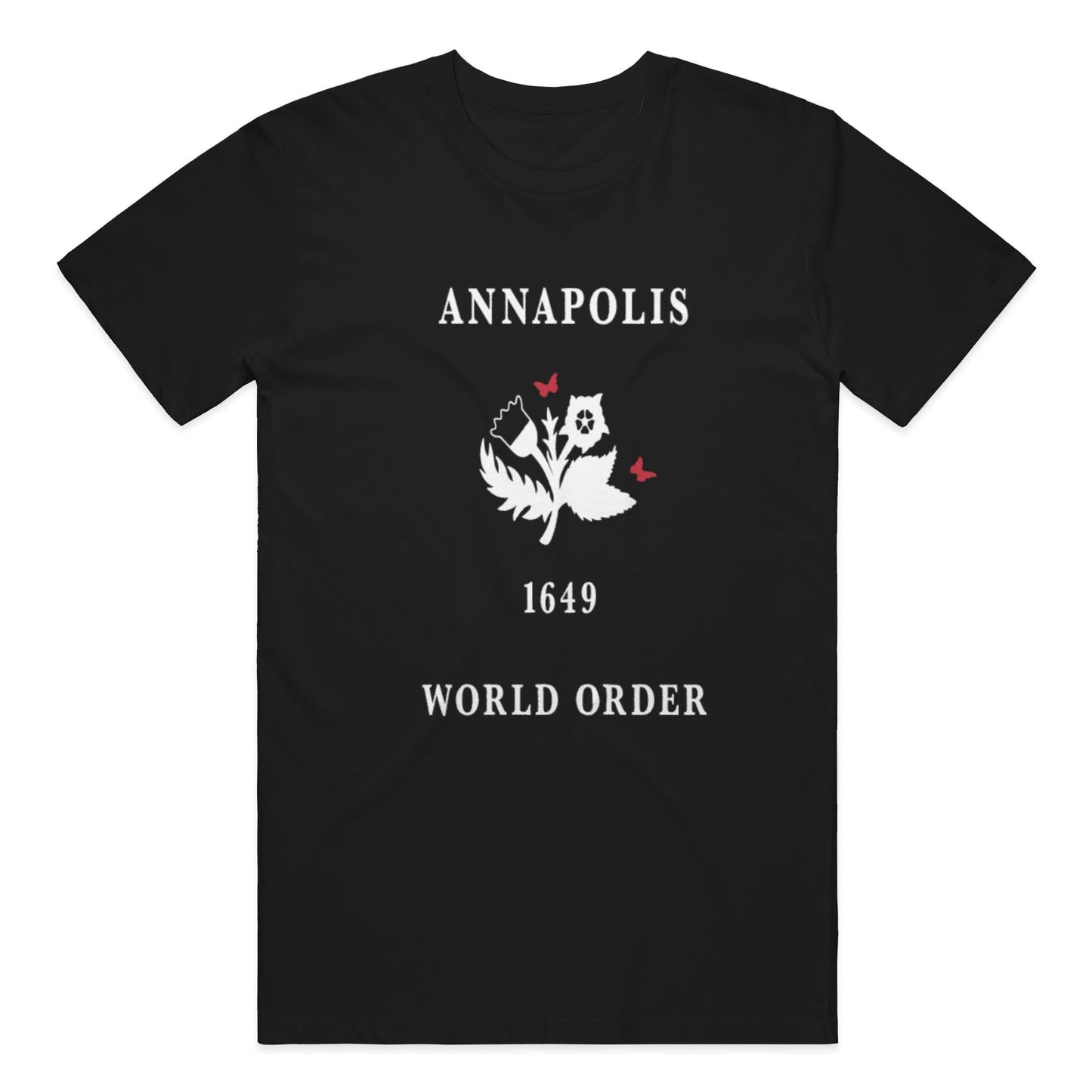 annapolis tee (black) - world order