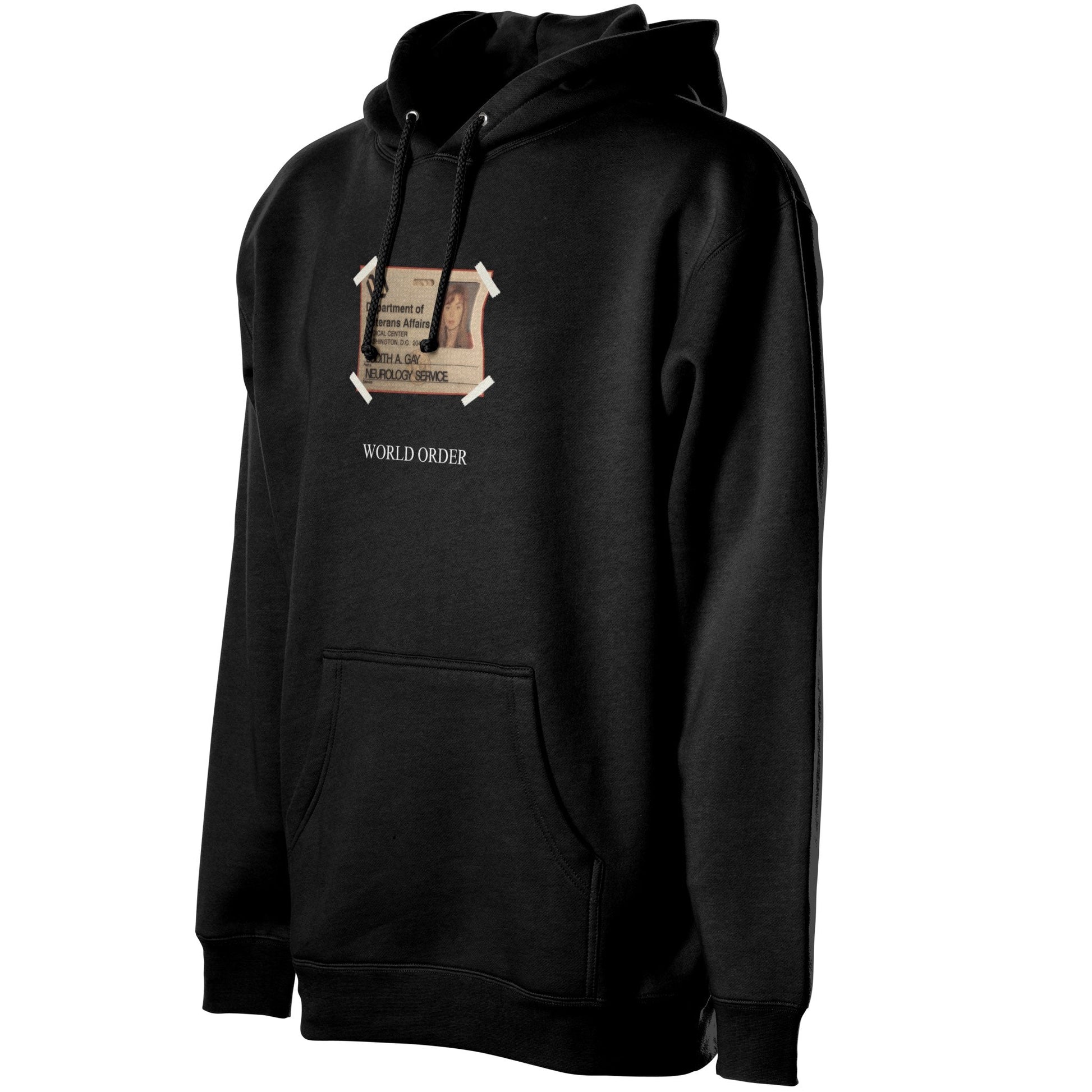 fake i.d. hoodie - world order
